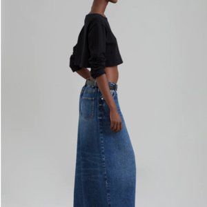 ✨ The Frankie Shop SASHA WIDE LEG JEANS - DARK BLUE XS